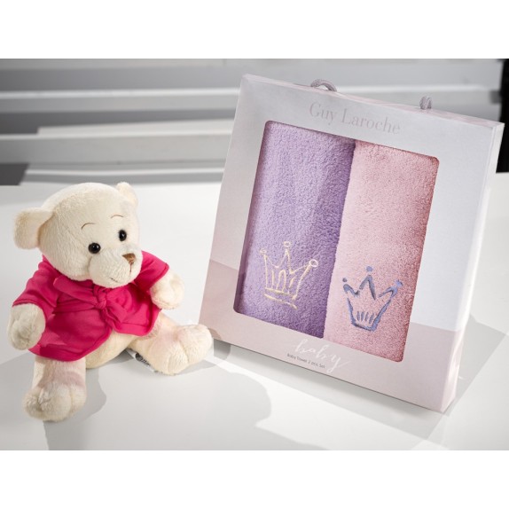 Σετ Βρεφικές Πετσέτες 2 Τεμαχίων Guy Laroche Baby Towels...