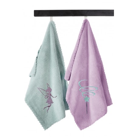 Σετ Βρεφικές Πετσέτες 2 Τεμαχίων Guy Laroche Baby Towels Girl Set 4 35x50