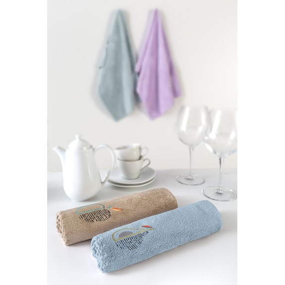 Σετ Πετσέτες Κουζίνας 2 Τεμαχίων Guy Laroche Gourmet...