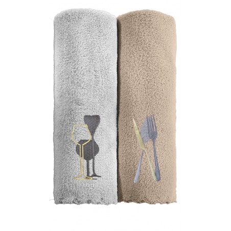 Σετ Πετσέτες Κουζίνας 2 Τεμαχίων Guy Laroche Gourmet Kitchen Set 17 35x50