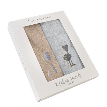 Σετ Πετσέτες Κουζίνας 2 Τεμαχίων Guy Laroche Gourmet Kitchen Set 17 35x50