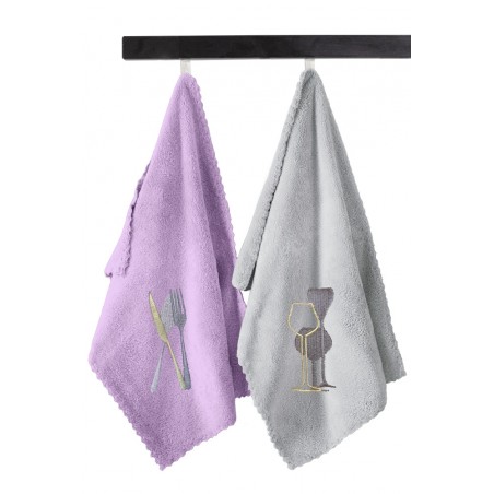 Σετ Πετσέτες Κουζίνας 2 Τεμαχίων Guy Laroche Gourmet Kitchen Set 20 35x50