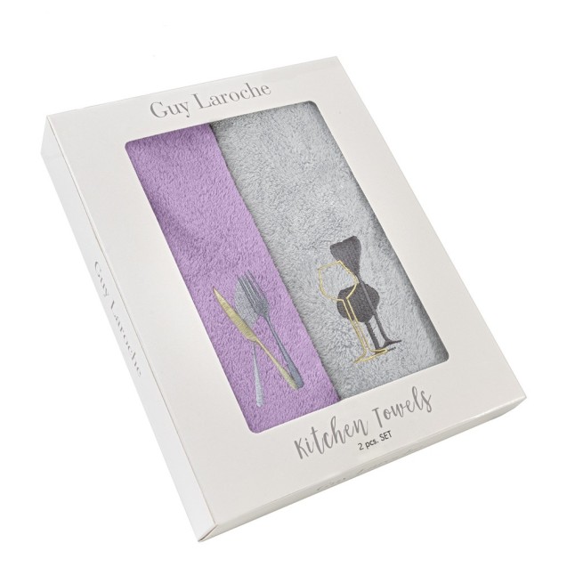 Σετ Πετσέτες Κουζίνας 2 Τεμαχίων Guy Laroche...