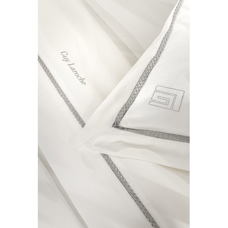Σετ Παπλωματοθήκη King Size 3 Τεμαχίων Guy Laroche Blend Silver-Ivory 260x260