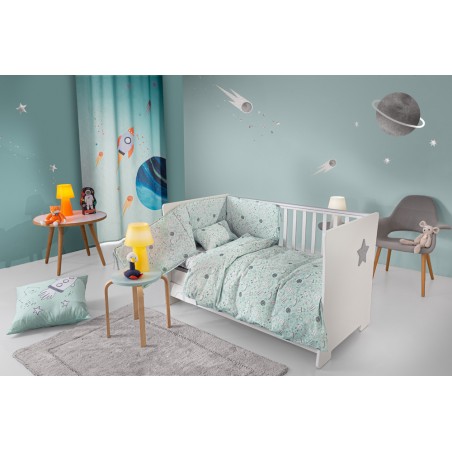 Σετ Σεντόνια Κούνιας 3 Τεμαχίων Guy Laroche Cosmic 115x170