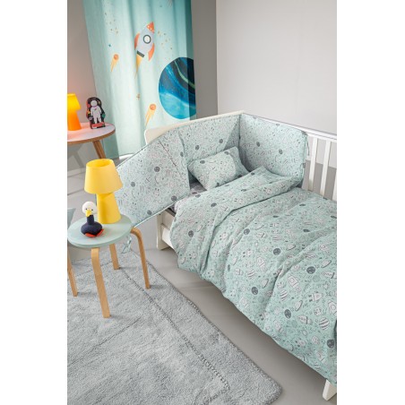 Σετ Σεντόνια Κούνιας 3 Τεμαχίων Guy Laroche Cosmic 115x170