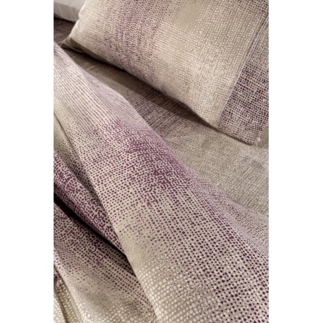 Σετ Σεντόνια Φανελένια Μονά 3 Τεμαχίων Guy Laroche Joel Aubergine 170x265