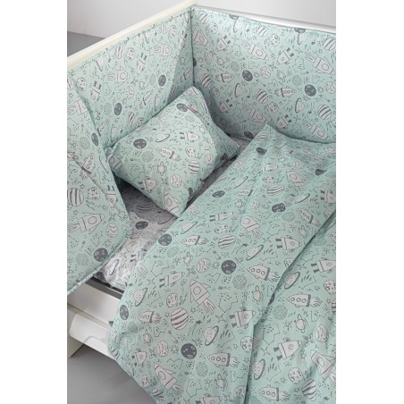 Σετ Κούνιας 3 Τεμαχίων (Πάντα, Παπλωματοθήκη, Μαξιλαροθήκη) Guy Laroche Cosmic