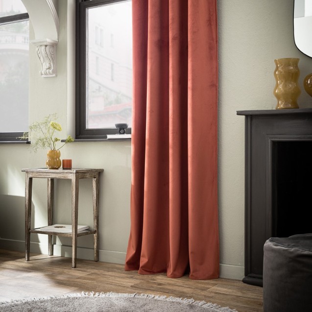 Κουρτίνα Gofis Home Winter Paprika 711/12 140x280
