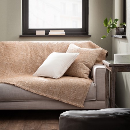 Ριχτάρι Τριθέσιου Gofis Home Lovisa Gold Beige 150/04 180x310