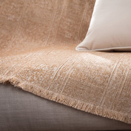 Ριχτάρι Τριθέσιου Gofis Home Lovisa Gold Beige 150/04 180x310
