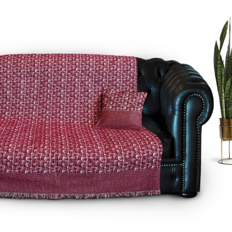 Μαξιλαροθήκη Διακόσμησης Sb Home Krizia Bordo 40x40