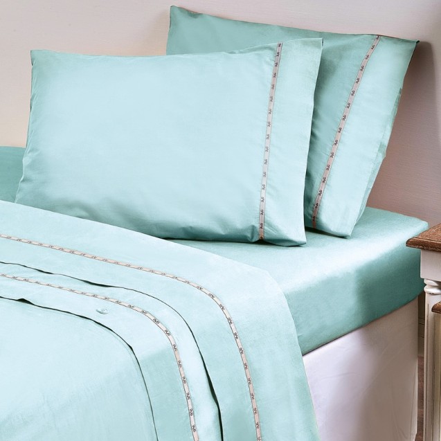 Σεντόνι Υπέρδιπλο 19V69 Colori Aqua 240x280