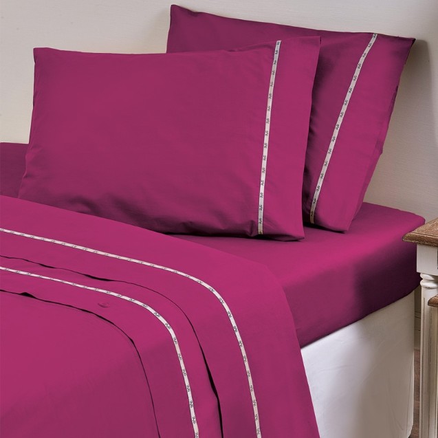 Σεντόνι Υπέρδιπλο 19V69 Colori Fuschia 240x280