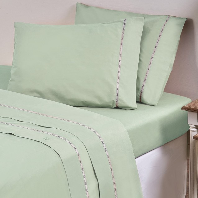 Σεντόνι Υπέρδιπλο 19V69 Colori Pistachio 240x280