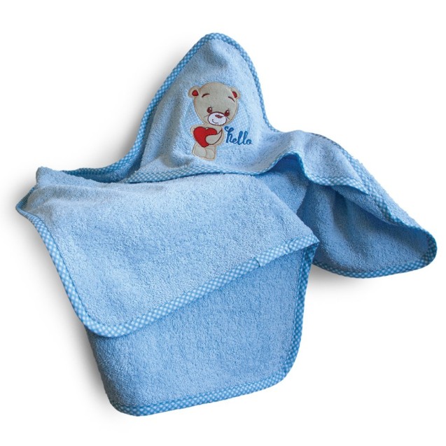 Βρεφική Κάπα Sbaby Hello Blue 75x75