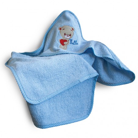 Βρεφική Κάπα Sbaby Hello Blue 75x75