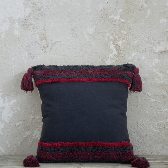 Μαξιλάρι Διακόσμησης Nima Janelle Dark Gray 45x45