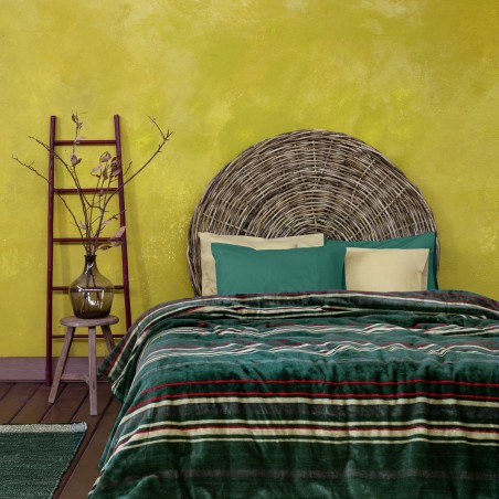 Κουβέρτα Βελουτέ Υπέρδιπλη Nima Tinsel 220x240