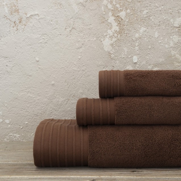 Πετσέτα Χεριών Nima Feel Fresh Warm Brown 40x60