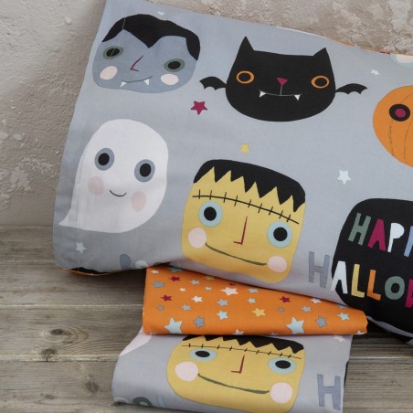 Σετ Παιδική Παπλωματοθήκη Μονή 2 Τεμαχίων Nima Happy Halloween 160x240