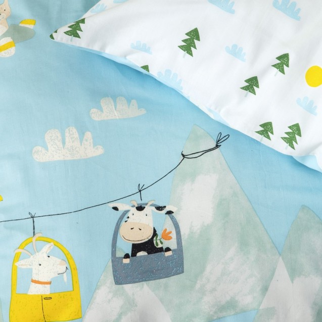 Σετ Παπλωματοθήκη Μονή 2 Τεμαχίων Nima Schluffy...