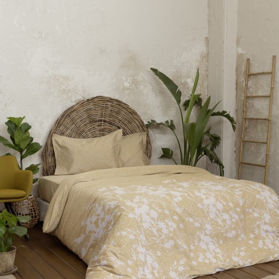 Σετ Παπλωματοθήκη Υπέρδιπλη 3 Τεμαχίων Nima Inflory 220x240