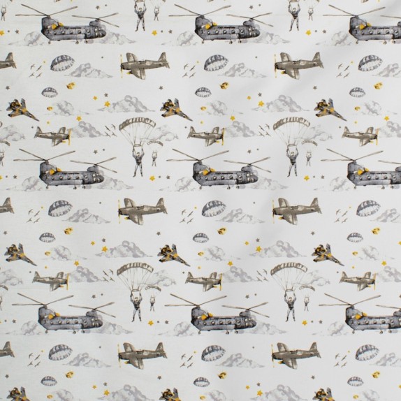 Πάνα Χασέ Dimcol Airforce 195 White-Grey 80x80