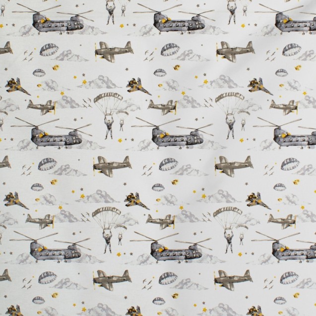 Πάνα Χασέ Dimcol Airforce 195 White-Grey 80x80