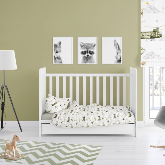 Πάπλωματοθήκη Κούνιας Dimcol Airforce 196...