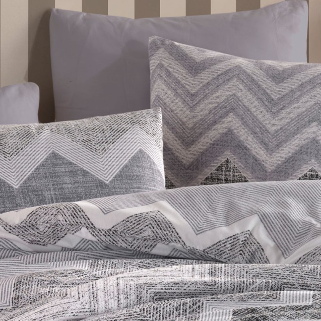 Μαξιλαροθήκη Dimcol Αθηνά 405 Grey 50x70