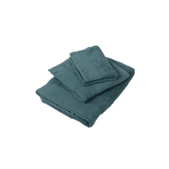 Σετ Πετσέτες 3 Τεμαχίων Dimcol Πενιέ 500 Πετρόλ