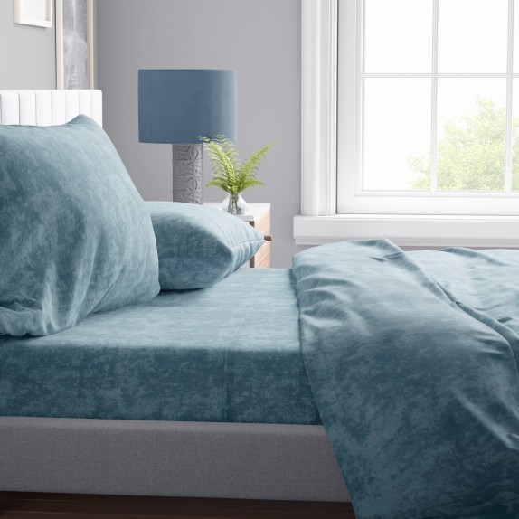 Σεντόνι Υπέρδιπλο Dimcol Shadow 16 Petrol 220x240