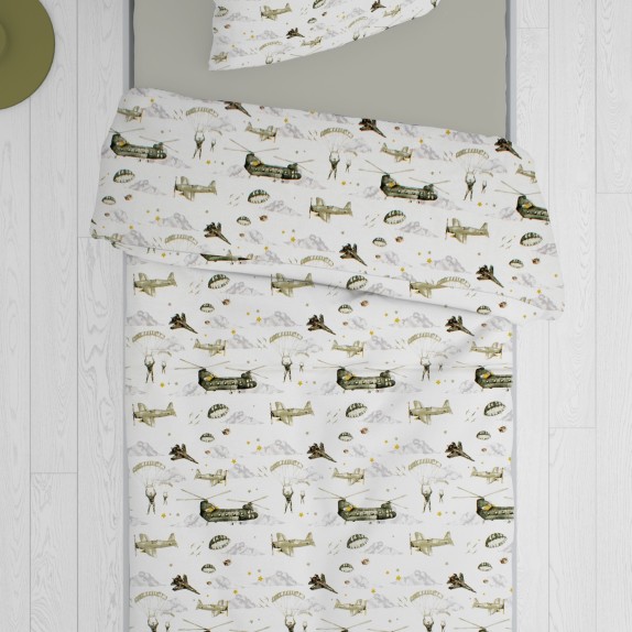 Παιδική Παπλωματοθήκη Μονή Dimcol Airforce 196...