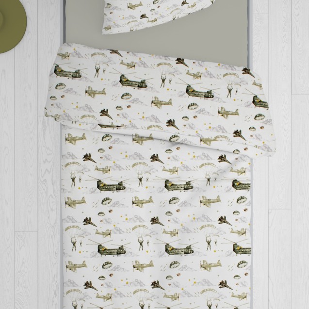 Παιδική Παπλωματοθήκη Μονή Dimcol Airforce 196...