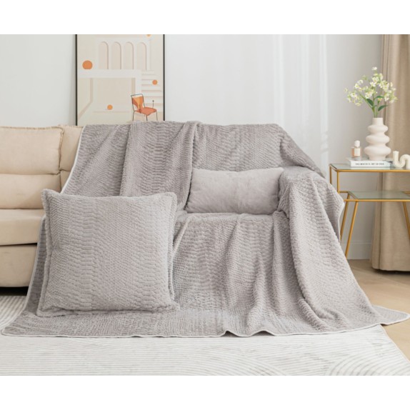 Ριχτάρι Πολυθρόνας Silk Fashion NX201 Light Grey 180x180