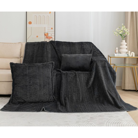 Ριχτάρι Διθέσιου Silk Fashion NX201 Anthracite 180x250