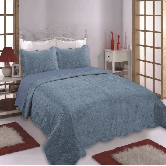 Σετ Κουβερλί Μονό 2 Τεμαχίων Silk Fashion Supersoft...