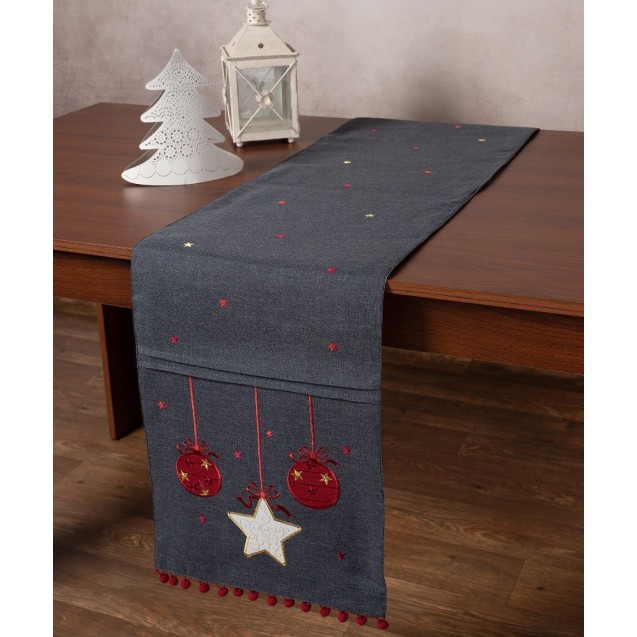  Χριστουγεννιάτικο Runner Silk Fashion NW343...