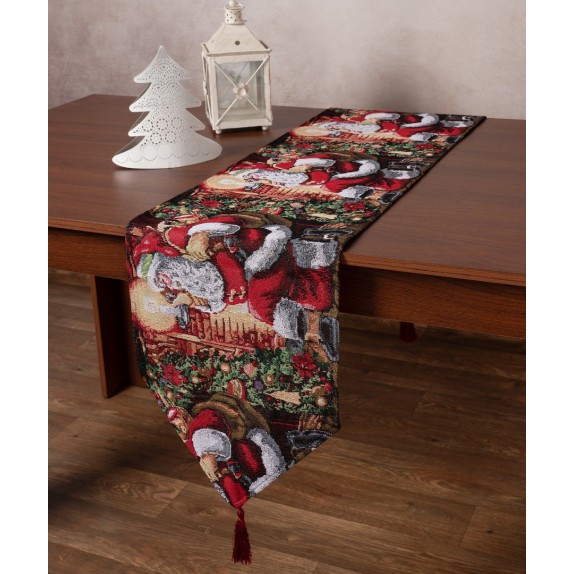 Χριστουγεννιάτικο Runner Silk Fashion W351-130 35x172