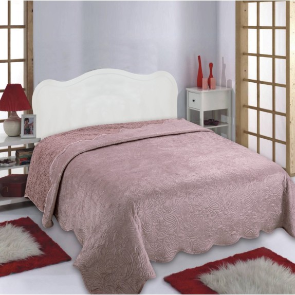 Κουβέρτα Βελούδο Μονή Silk Fashion NX2211 Syklamen 160x220