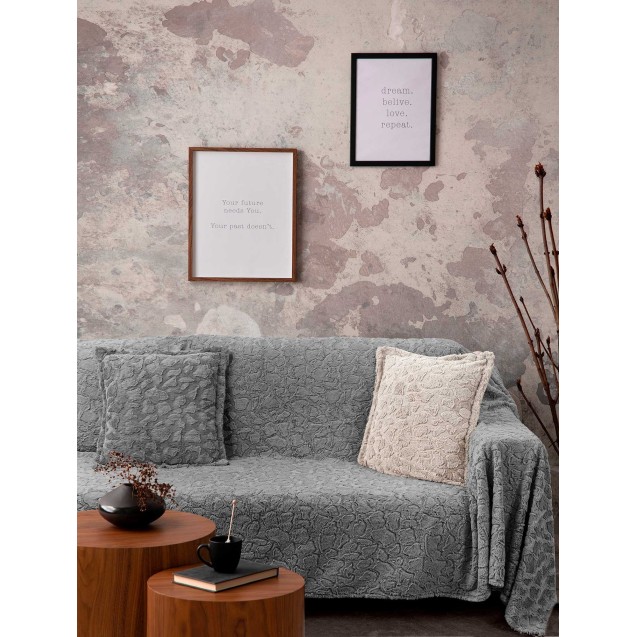 Ριχτάρι Πολυθρόνας Madi Rubble Grey 170x180