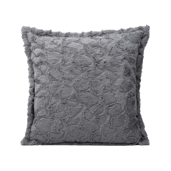 Μαξιλαροθήκη Διακόσμησης Madi Rubble Grey 45x45