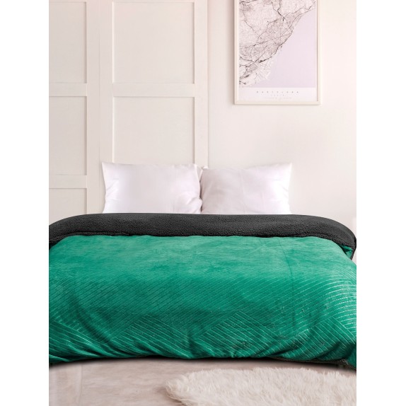 Παπλωματοθήκη King Size Madi Skift Green/Anthracite 240x260