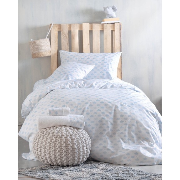 Σετ Παιδικά Σεντόνια Μονά με Λάστιχο 3 Τεμαχίων Rythmos...