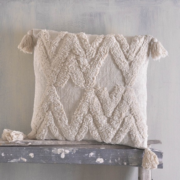 Μαξιλάρι Διακόσμησης Rythmos Amba Εκρού 45x45