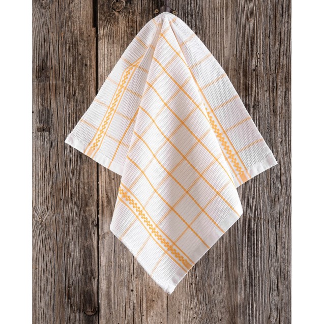 Πετσέτα Κουζίνας Rythmos Sugar Κίτρινο 40x60