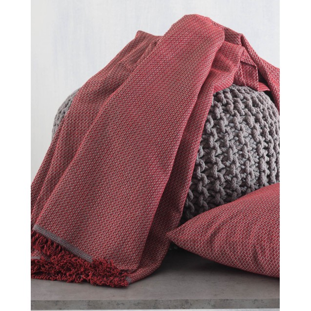 Ριχτάρι Τετραθέσιου Rythmos Luna Μπορντό 180x330