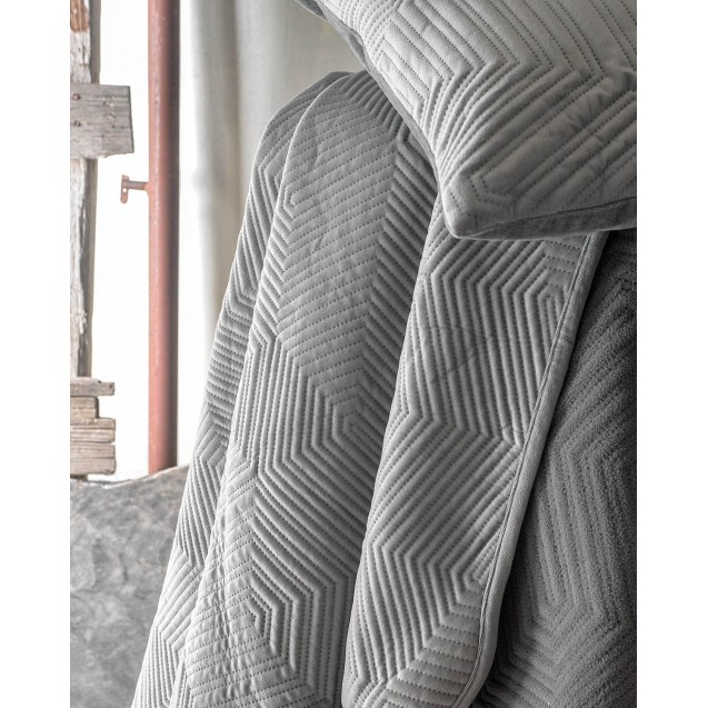 Ριχτάρι Τριθέσιου Rythmos Selma Γκρι 180x280