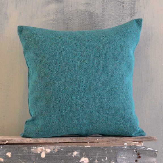 Μαξιλαροθήκη Διακόσμησης Rythmos Sebastiao Πετρόλ 40x40